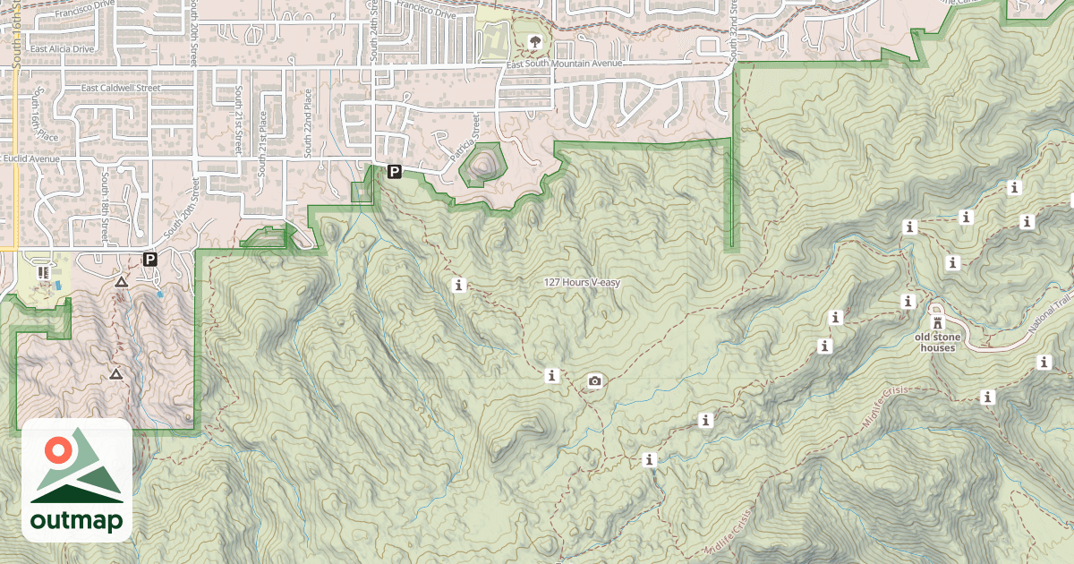 Map of 127 Hours