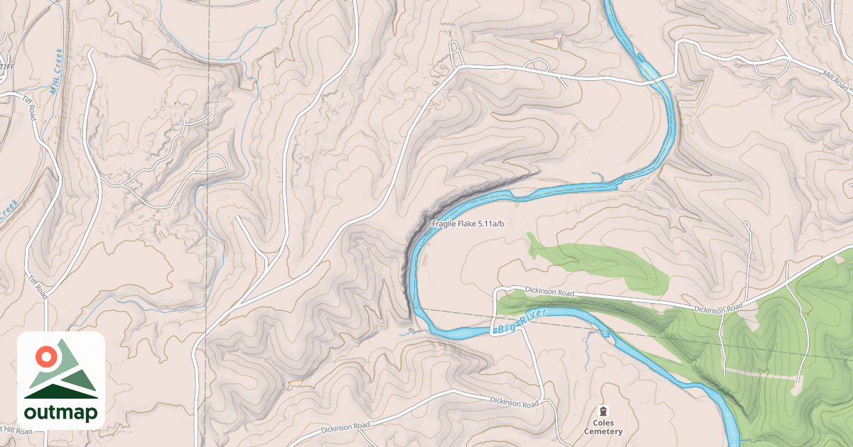 Map of Fragile Flake