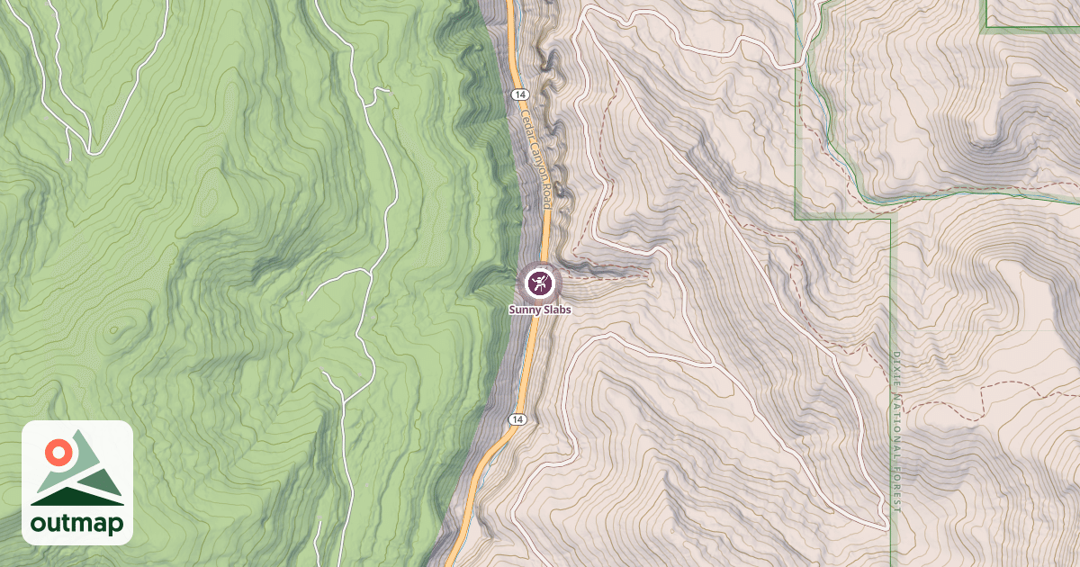 Map of Sunny Slabs