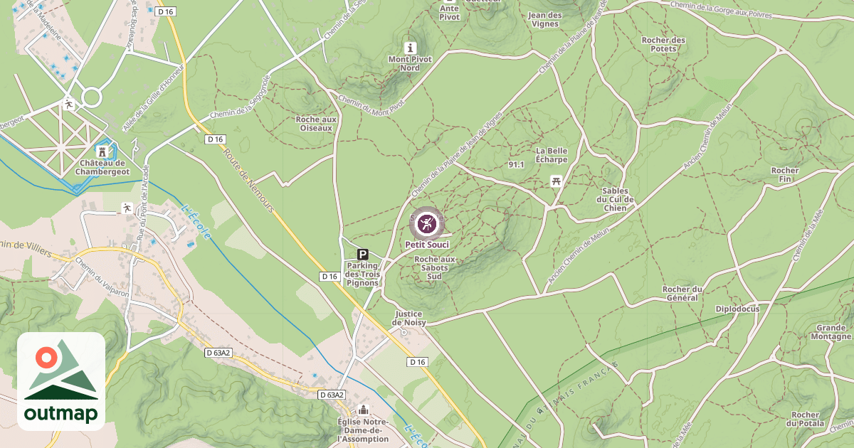 Map of Petit Souci