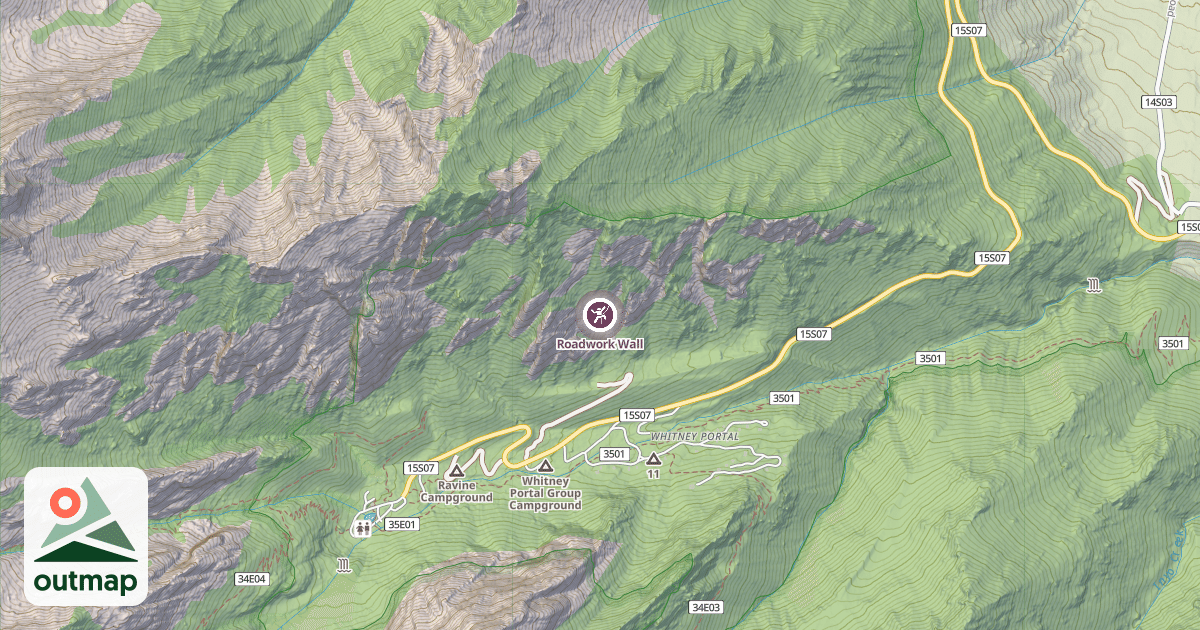 Map of Roadwork Wall