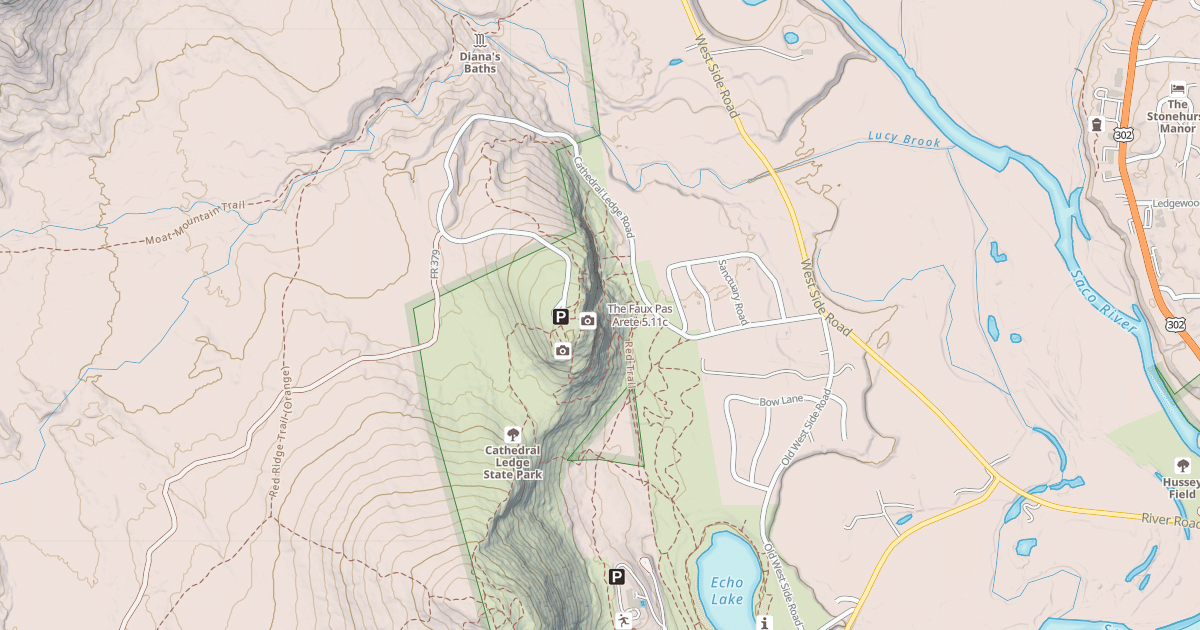 Map preview of The Faux Pas Arete