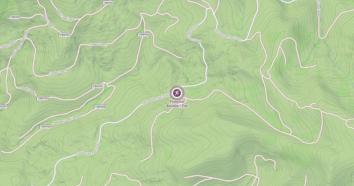 Map preview of Pedestal Boulder, The