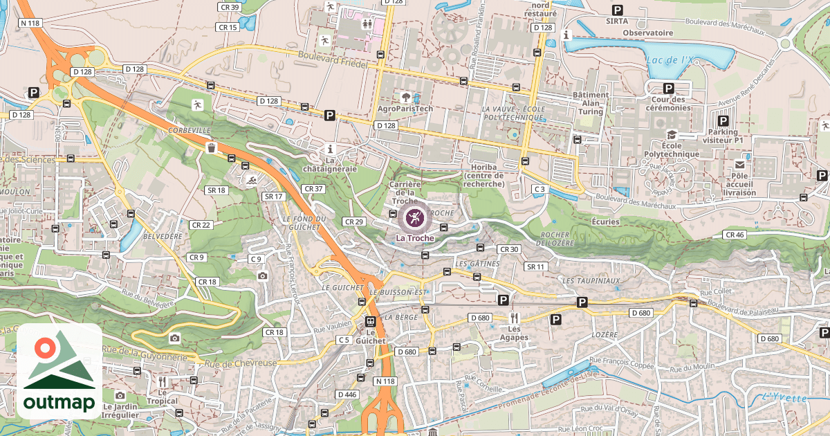 Map of La Troche