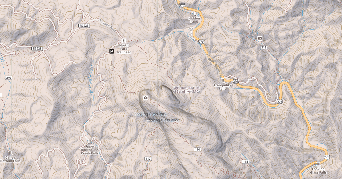 Map preview of Unknown (just left of Safari Jive)