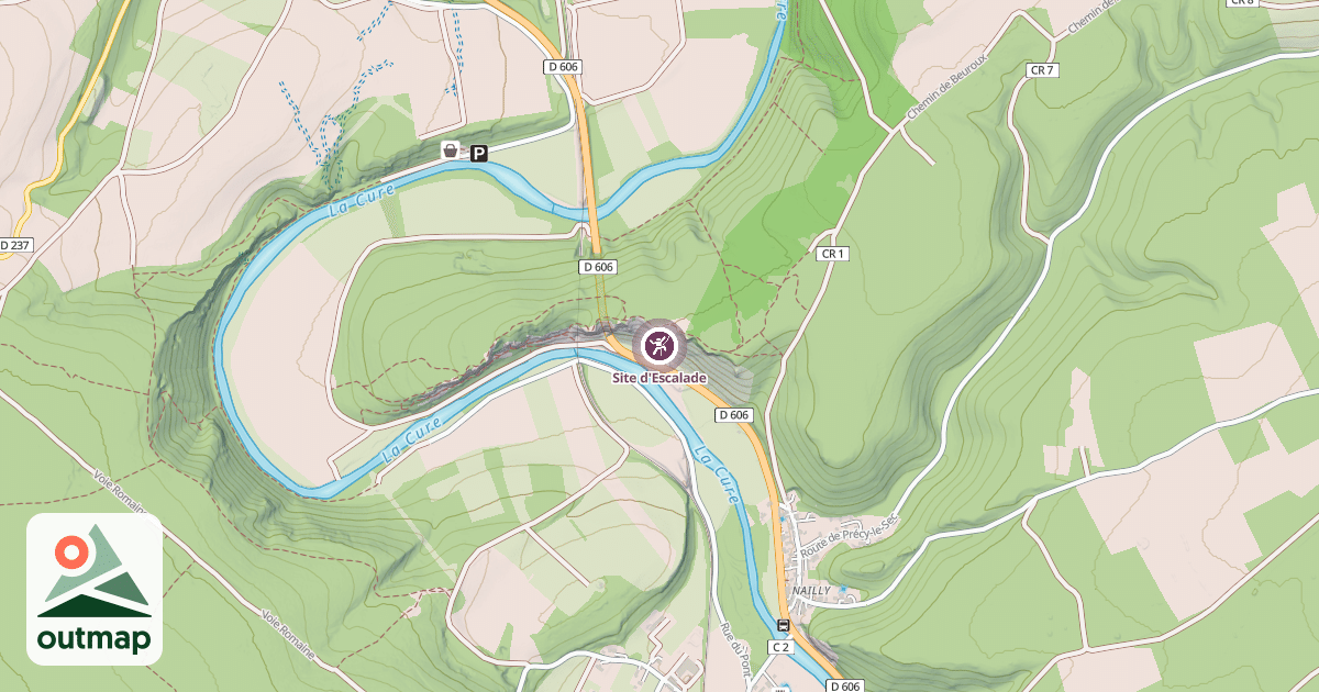Map of Site d'Escalade