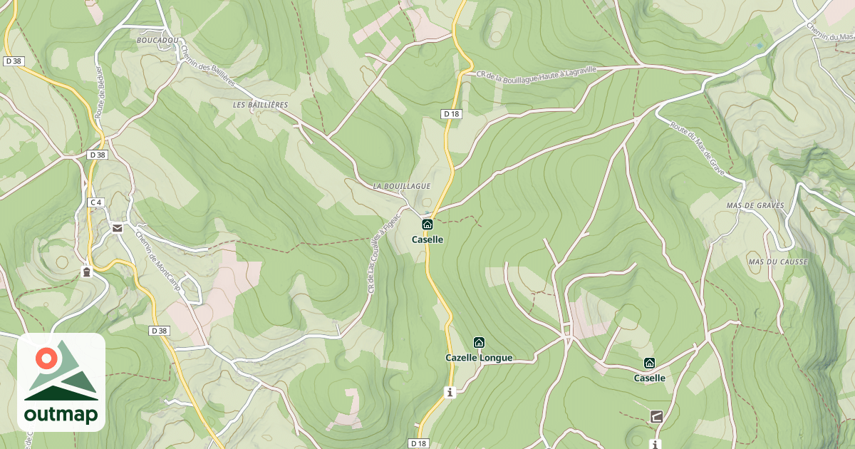 Map of Caselle
