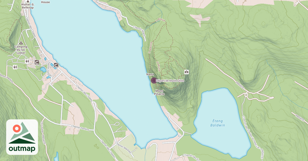 Map of Départ de Maxie Dixie