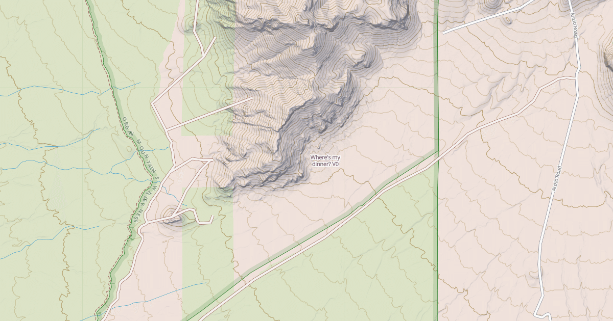 Map preview of Where's my dinner?