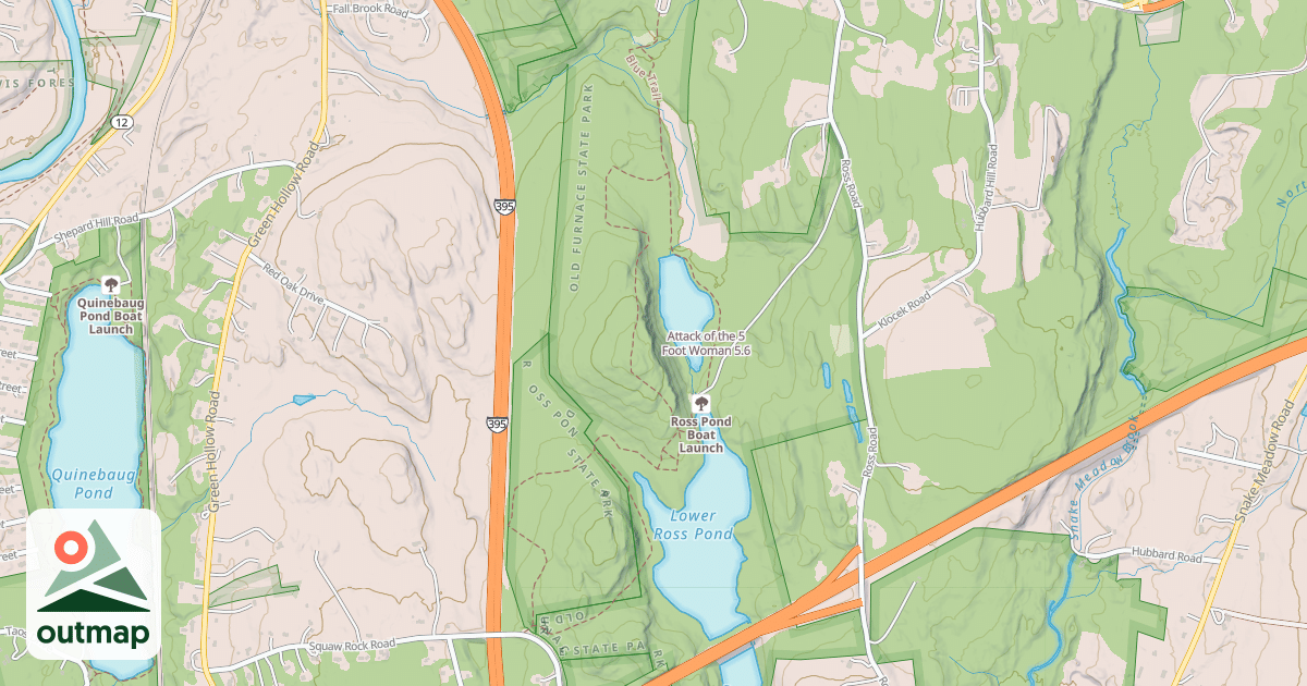 Map of Attack of the 5 Foot Woman