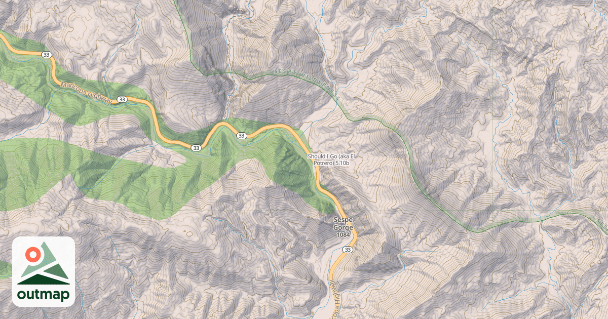 Map of Should I Go (aka El Potrero)