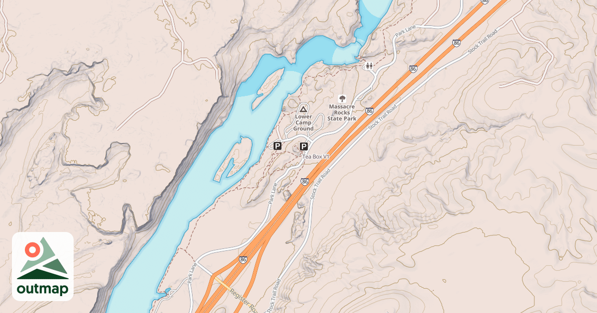 Map of Tea Box