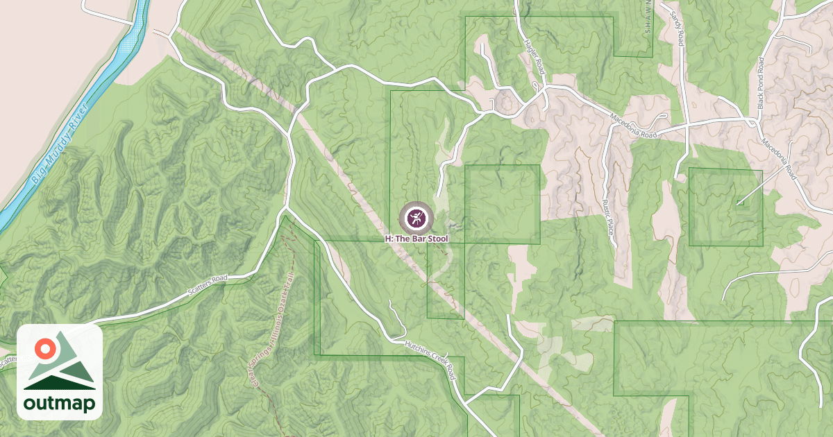 Map of H: The Bar Stool