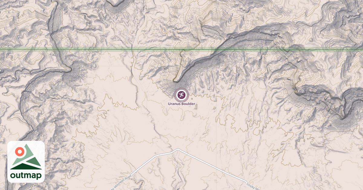 Map of Uranus Boulder
