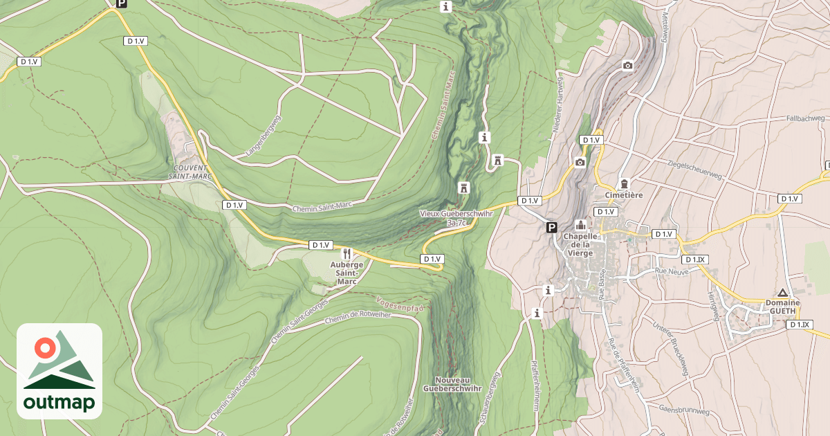 Map of Vieux Gueberschwihr