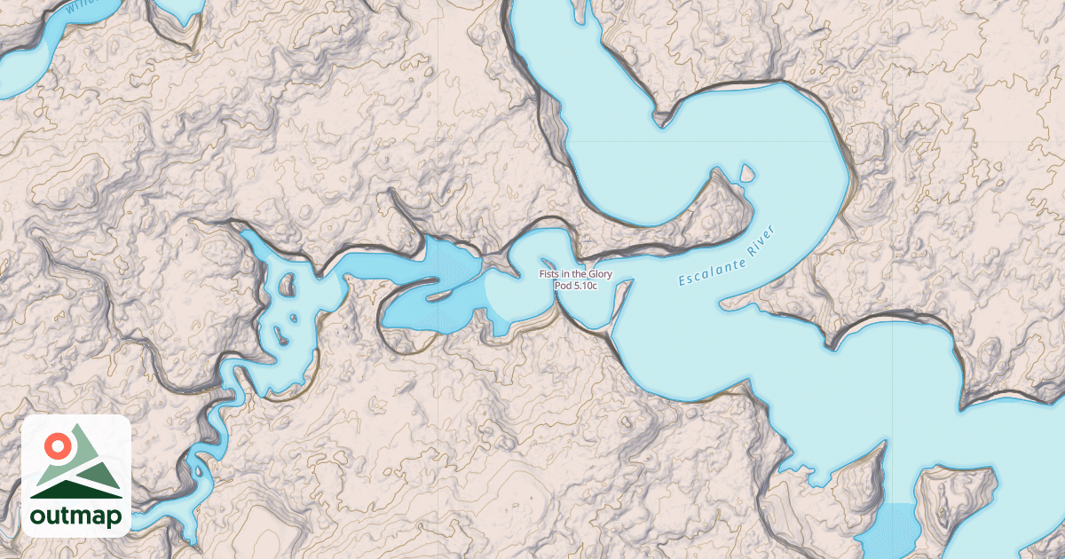 Map of Fists in the Glory Pod