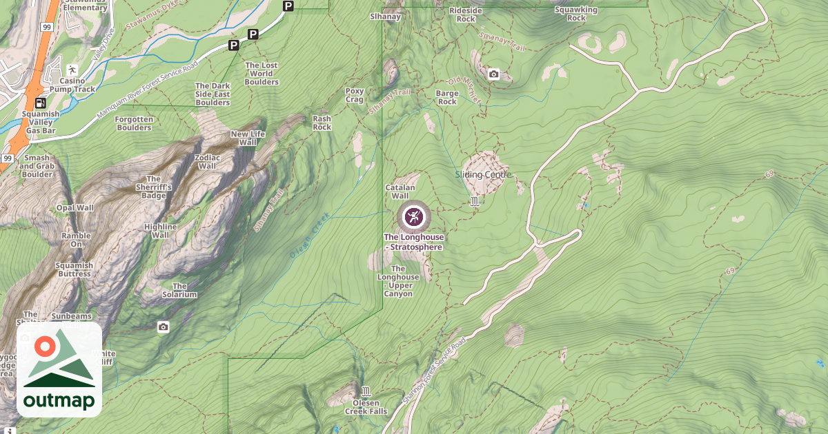 Map of The Longhouse - Stratosphere
