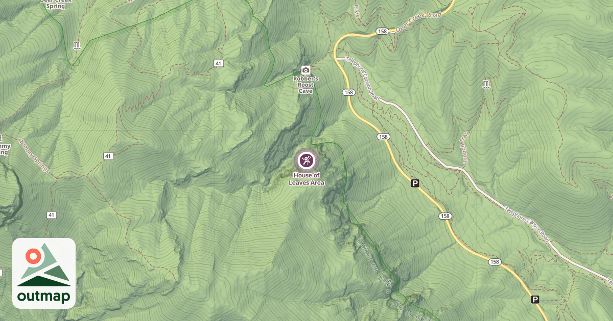Map of House of Leaves Area