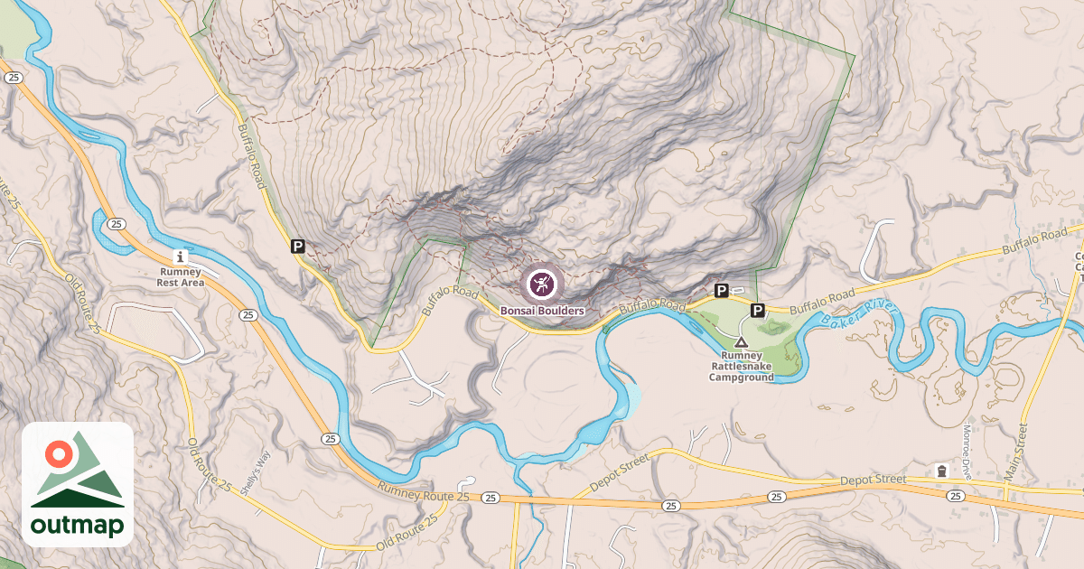 Map of Bonsai Boulders