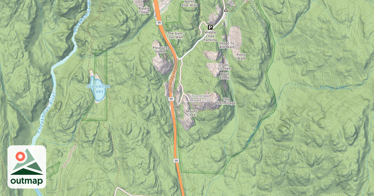 Map of Uncontrolled Release