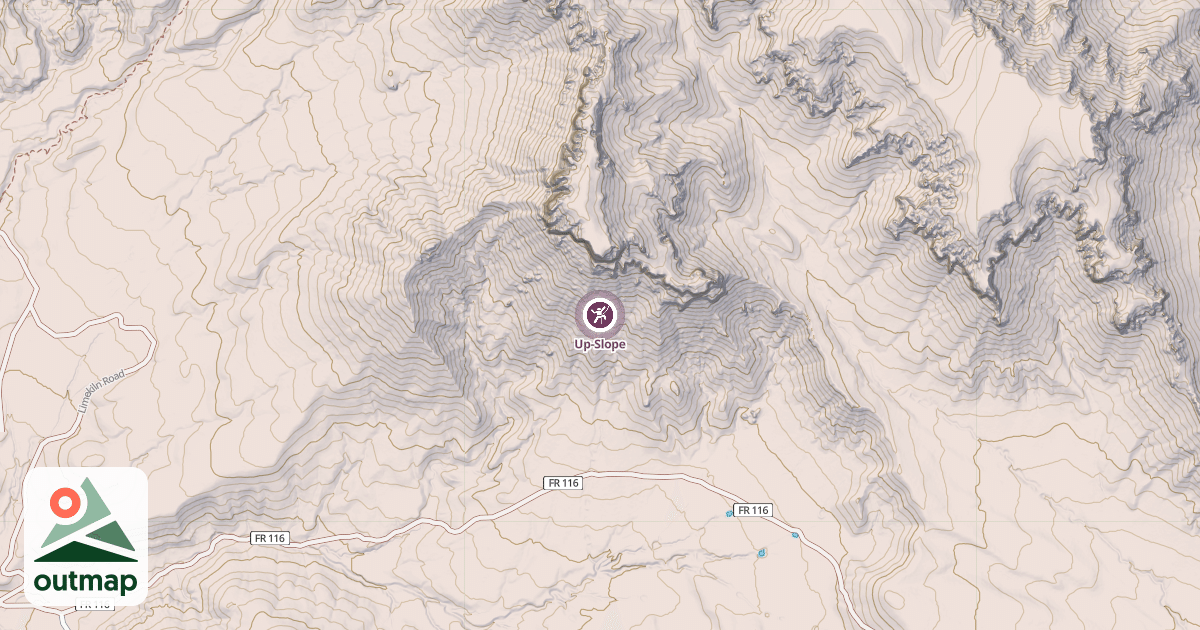 Map of Up-Slope