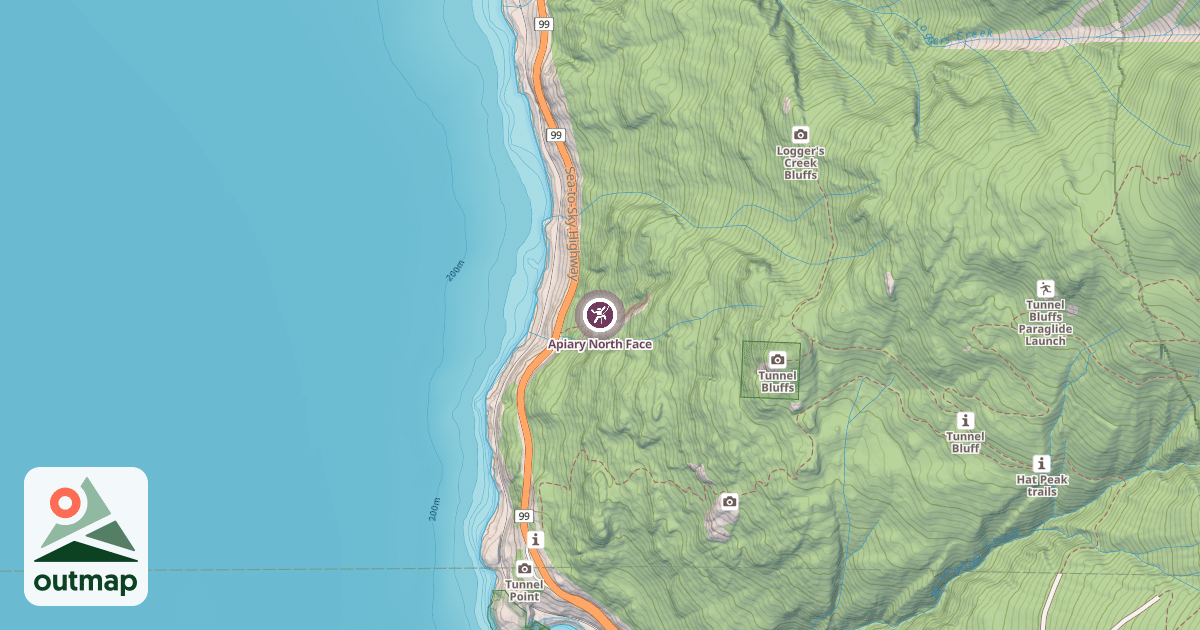 Map of Apiary North Face