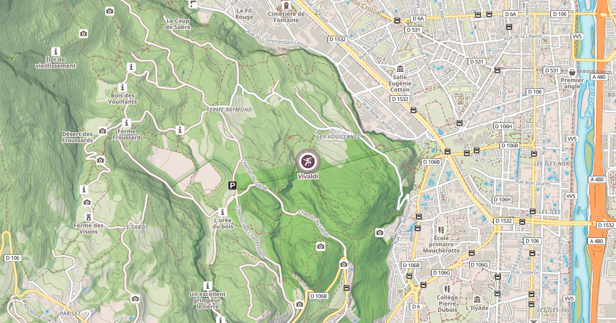 Map preview of Vivaldi