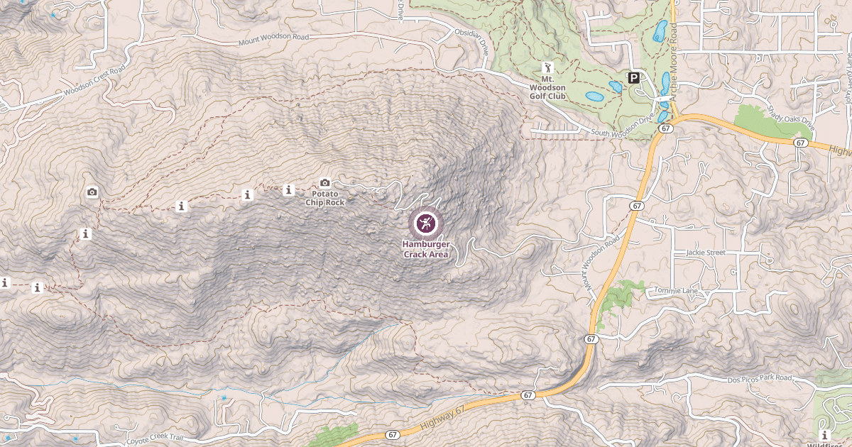 Map preview of Hamburger Crack Area