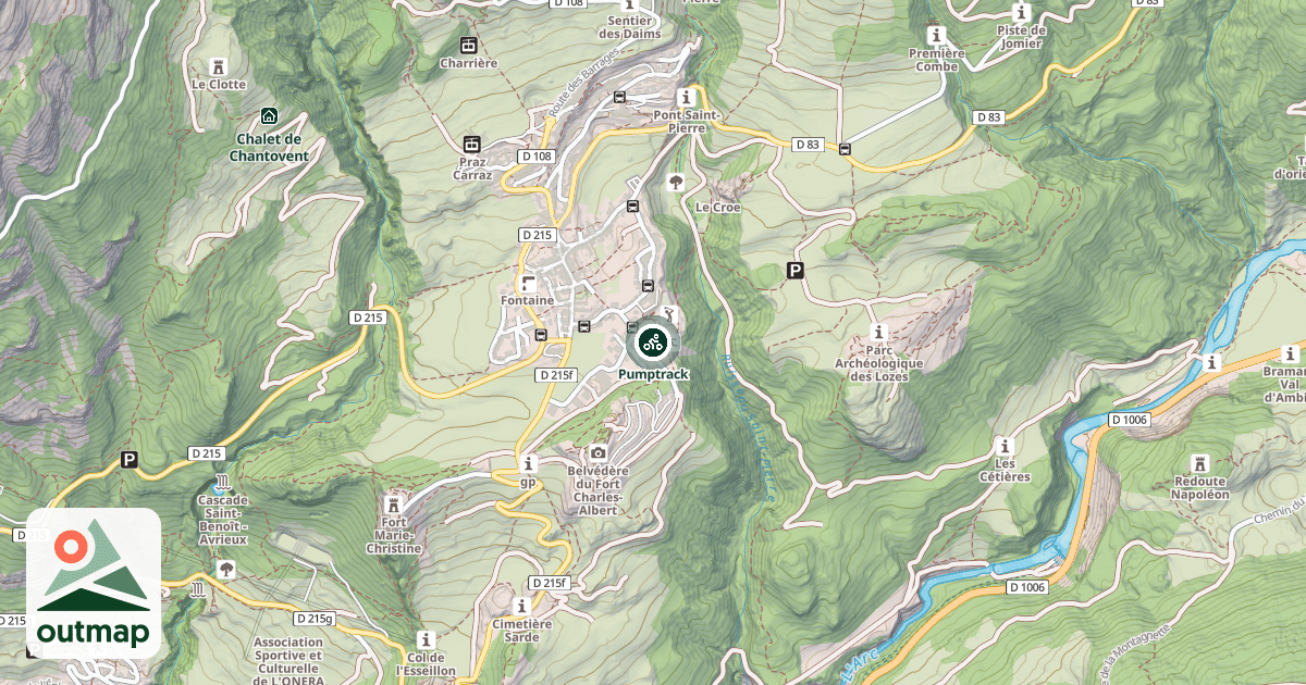 Map of Pumptrack