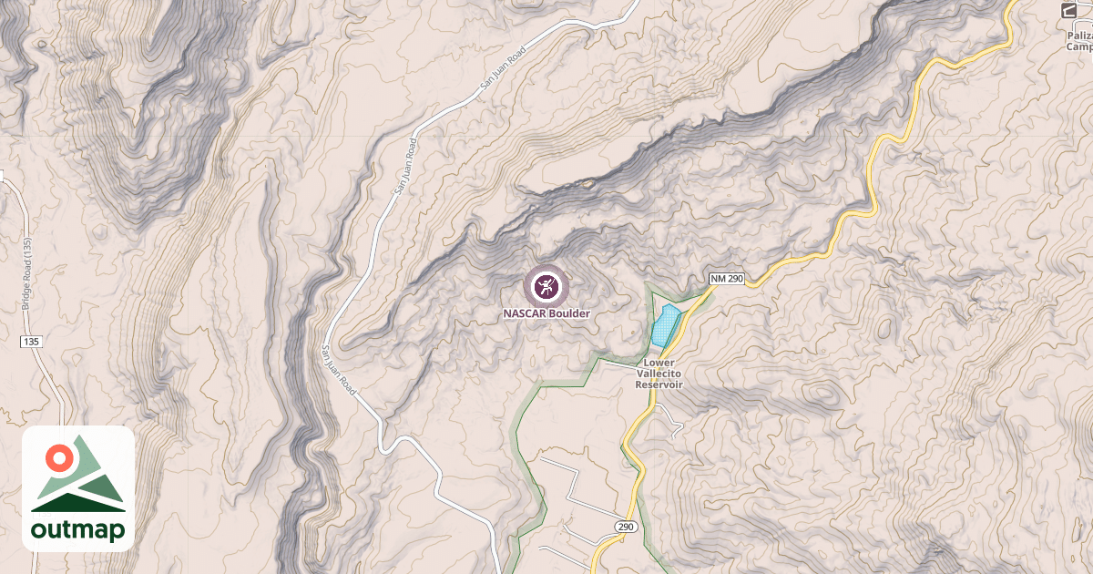 Map of NASCAR Boulder