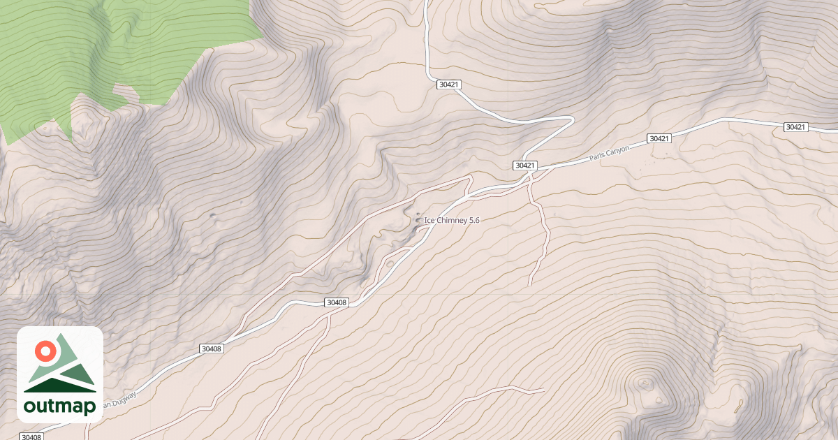 Map of Ice Chimney