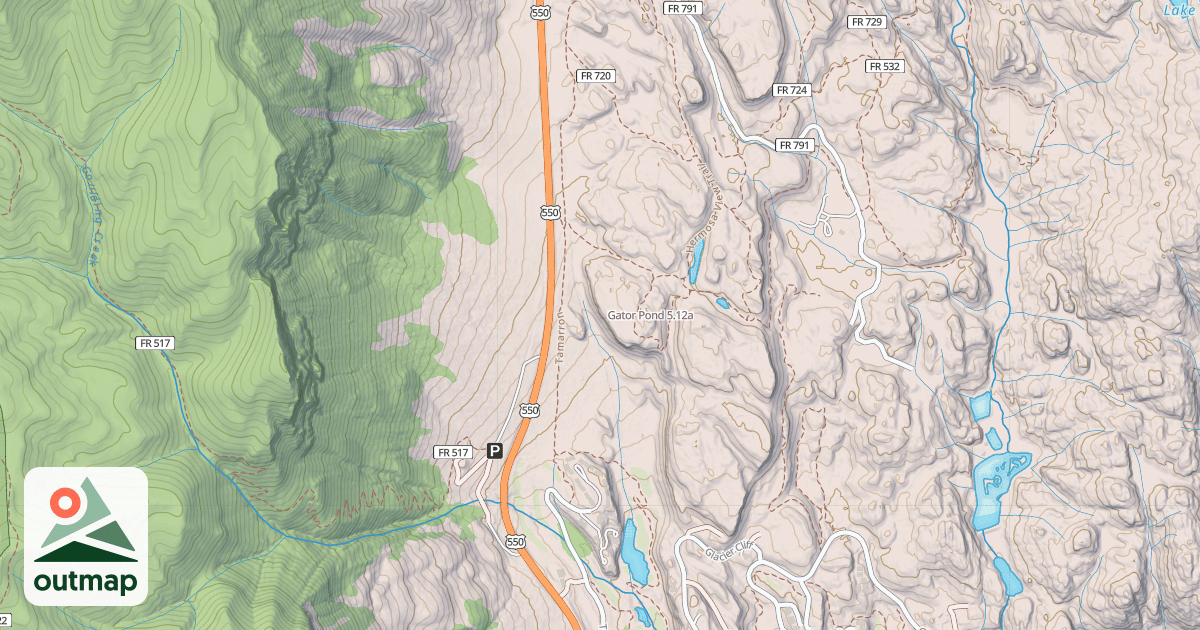 Map of Gator Pond