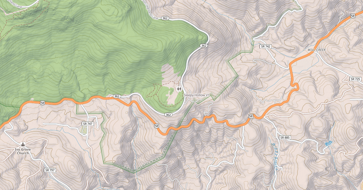 Map preview of Sleepy Hollow