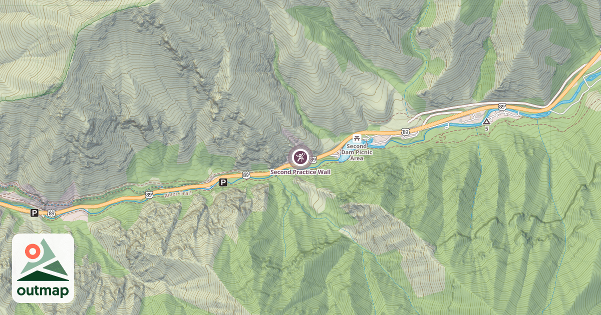 Map of Second Practice Wall