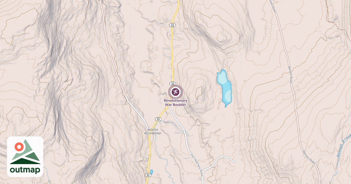 Map of Revolutionary War Boulder