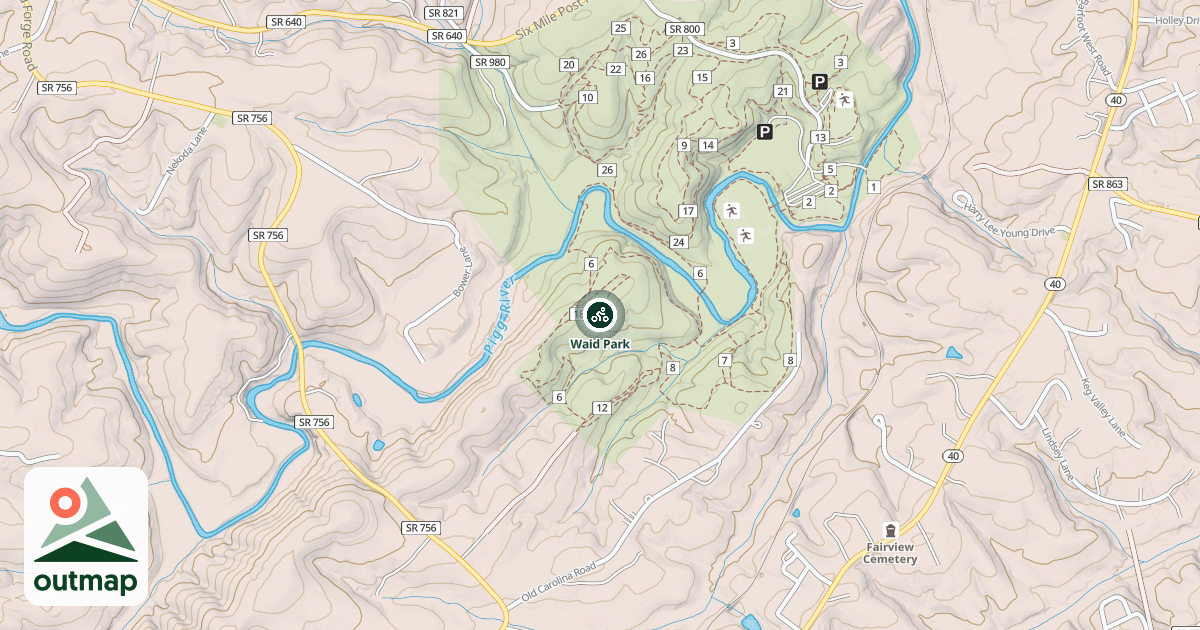 Map of Waid Park