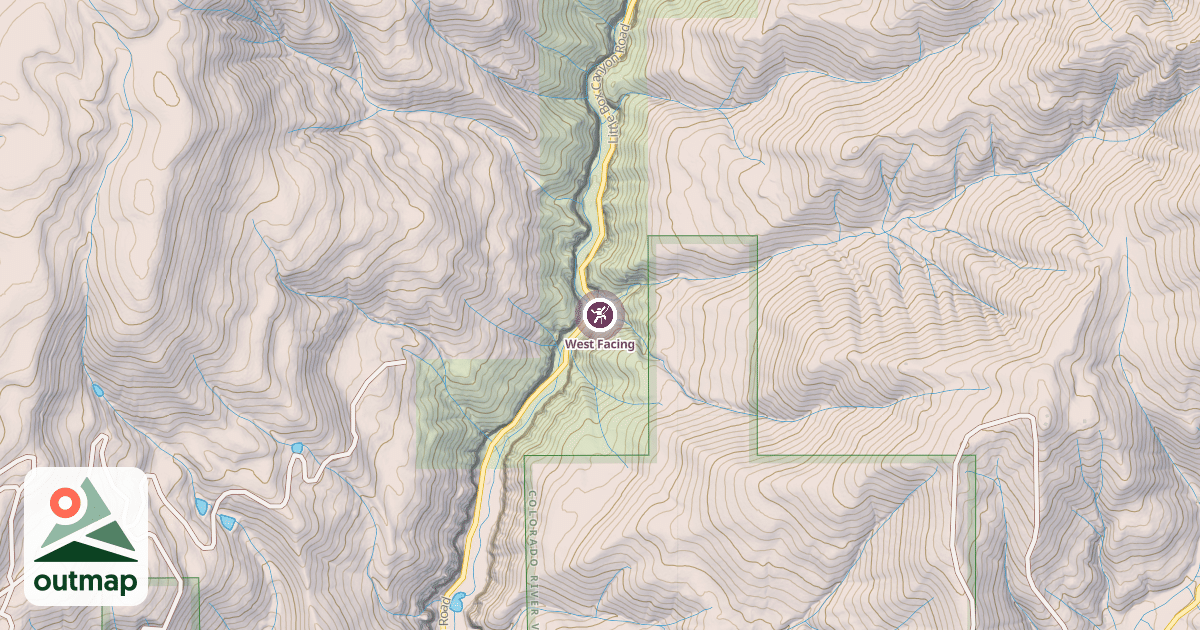 Map of West Facing