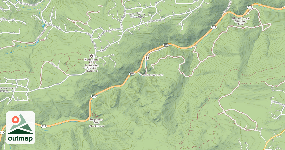 Map of Boot Lead
