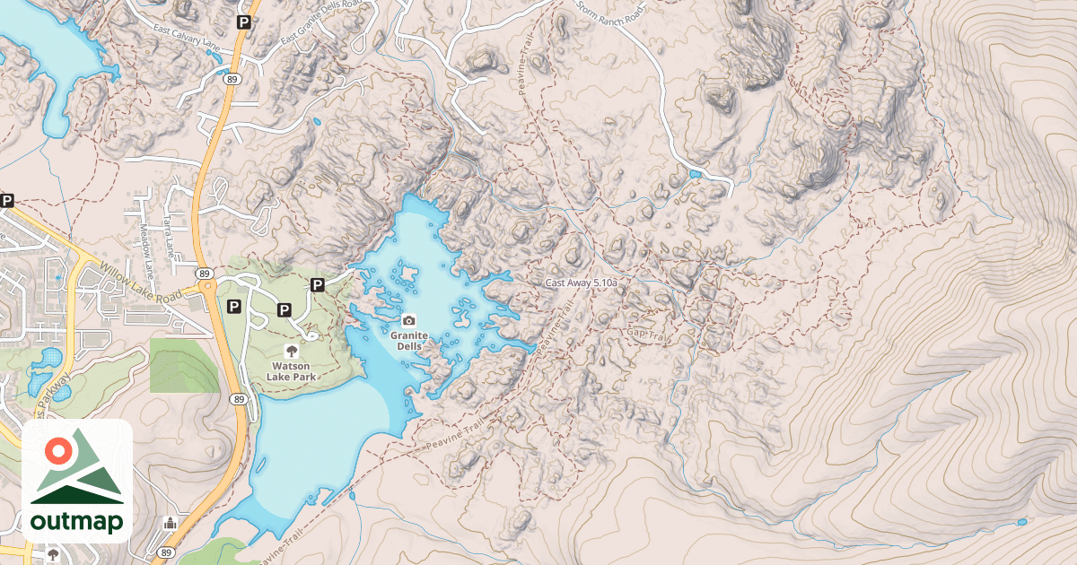 Map of Cast Away