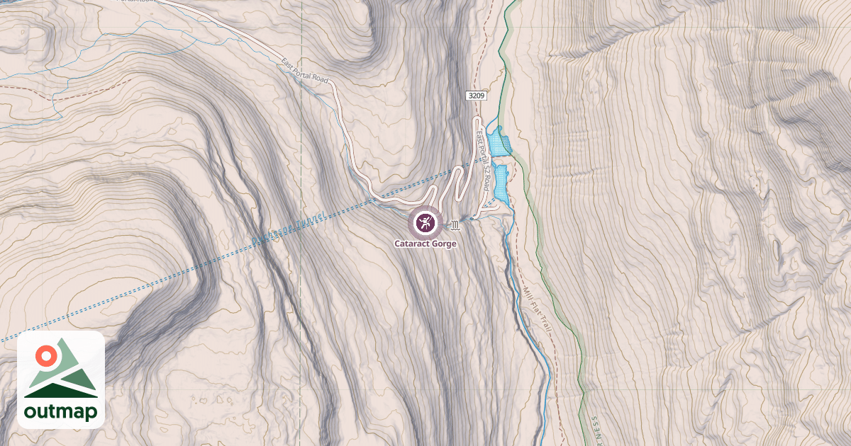 Map of Cataract Gorge