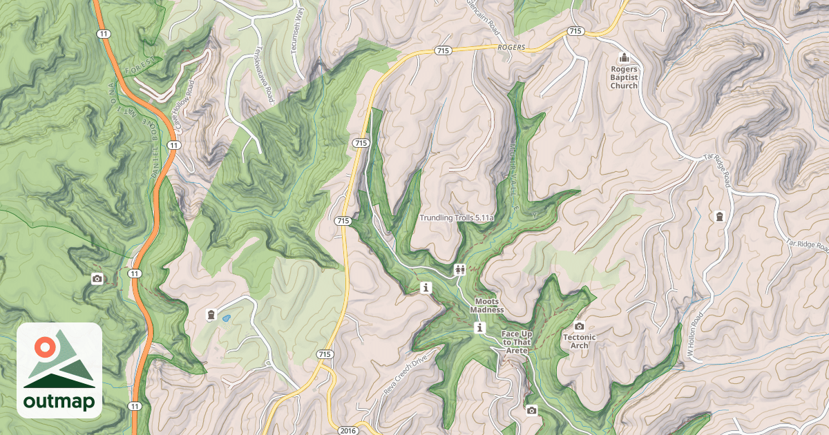 Map of Trundling Trolls