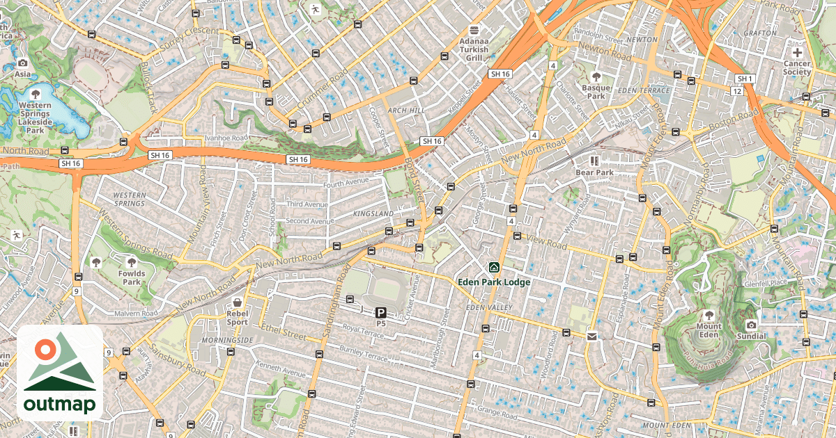 Map of Kingland Lodge