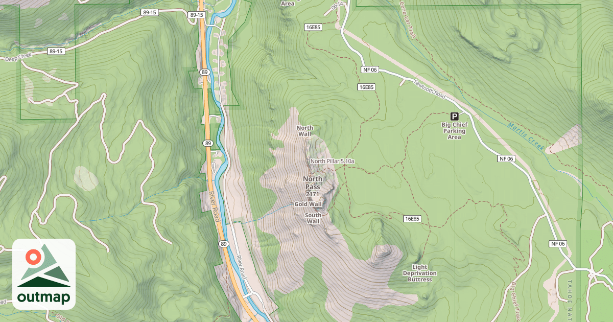 Map of North Pillar
