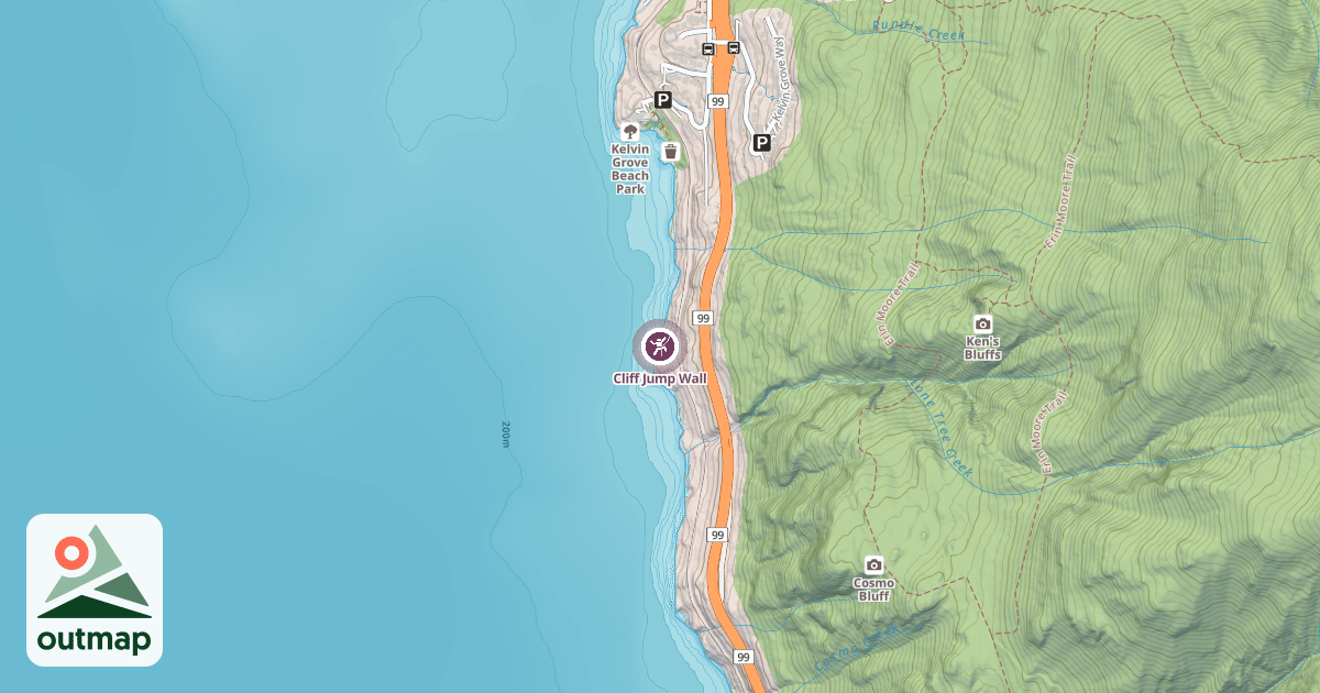 Map of Cliff Jump Wall