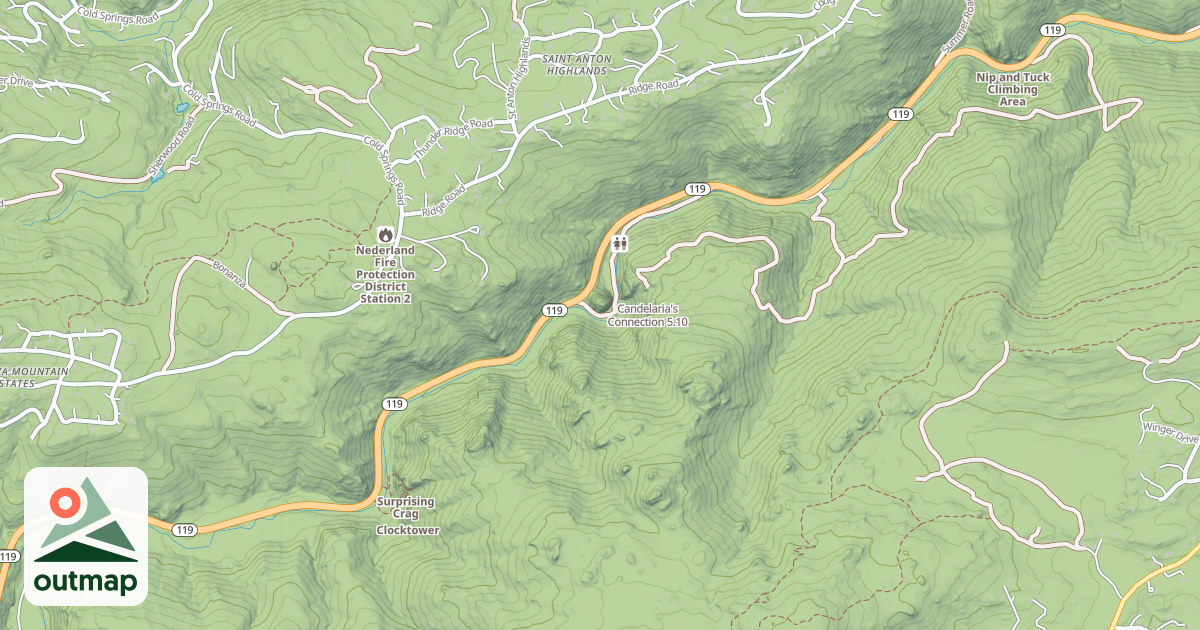 Map of Candelaria's Connection