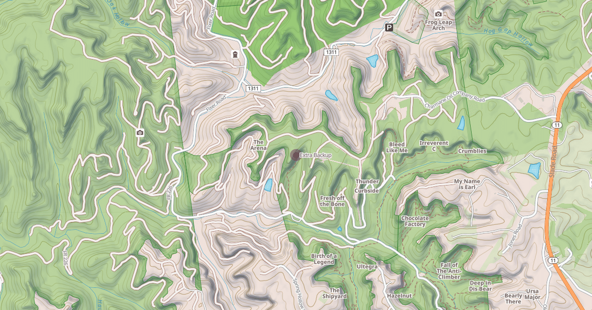 Map preview of Extra Backup
