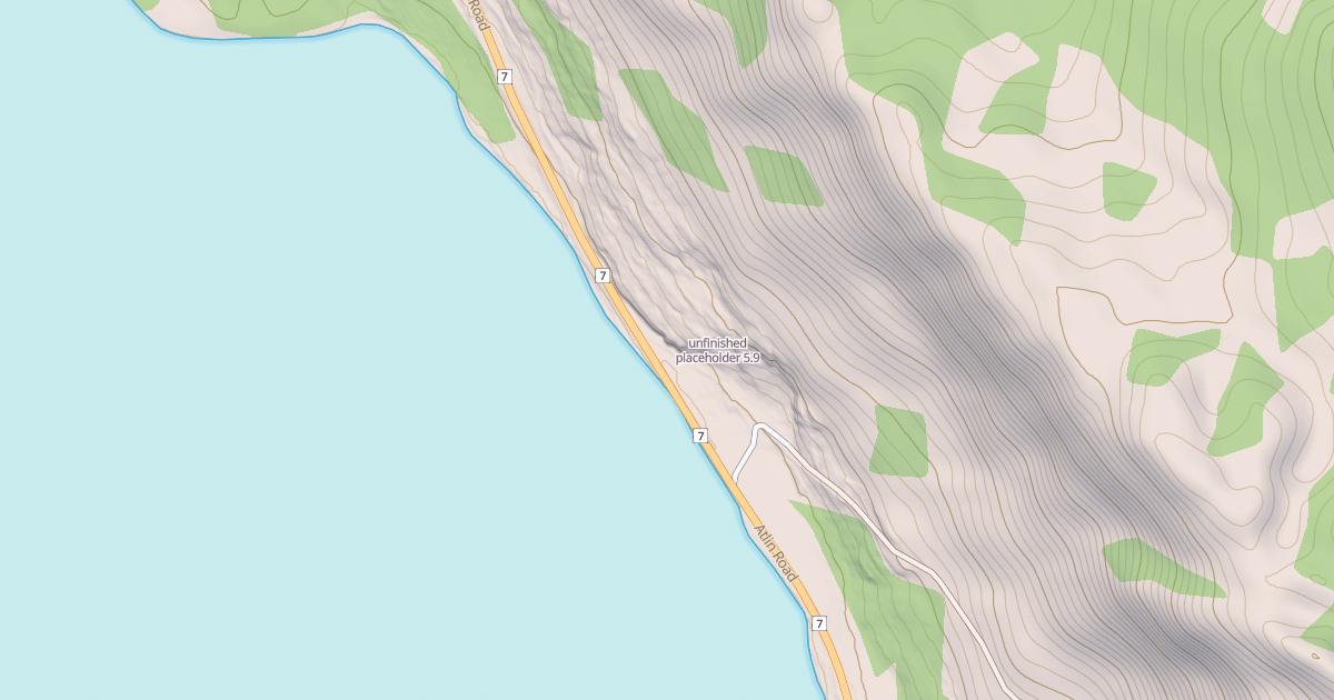 Map preview of unfinished placeholder