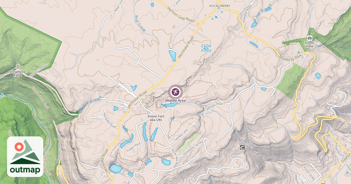 Map of Middle Area