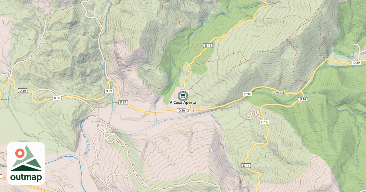 Map of A Casa Aperta
