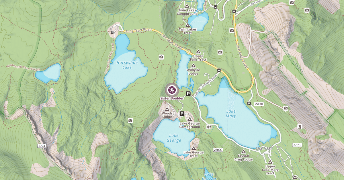 Map preview of Sister Boulder